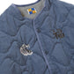 QUILTED SOUVENIR JACKET [BLUE GRAY]