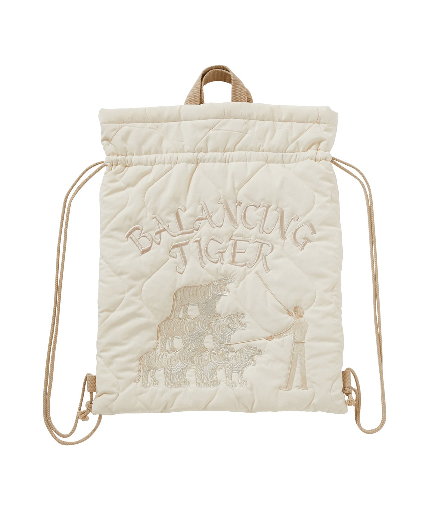 QUILTED SOUVENIR BAG [WHITE]