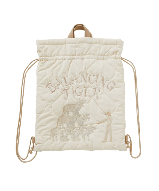 QUILTED SOUVENIR BAG [WHITE]