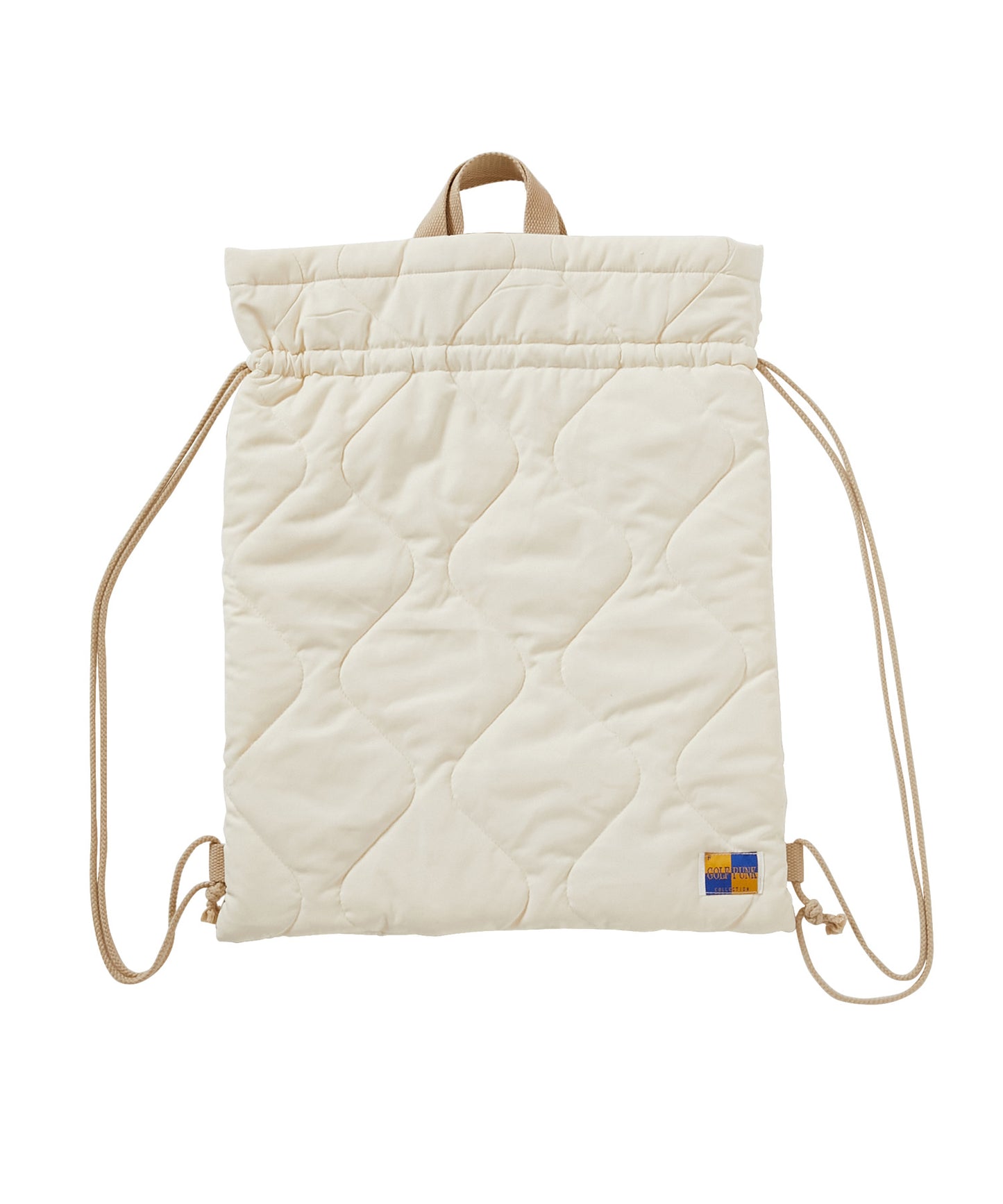 QUILTED SOUVENIR BAG [WHITE]