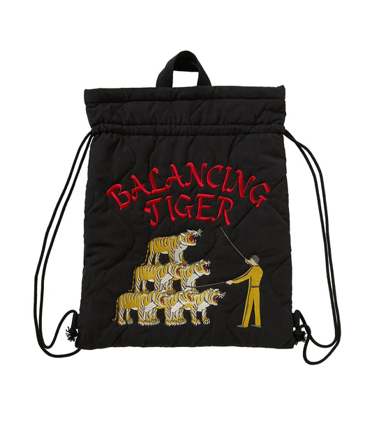 QUILTED SOUVENIR BAG [BLACK]
