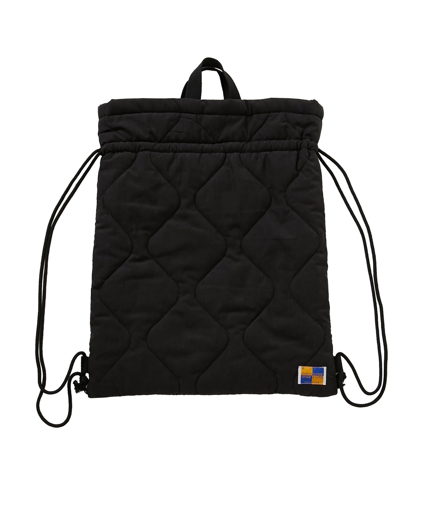 QUILTED SOUVENIR BAG [BLACK]