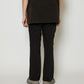 TOROMI SEMI FLARE PANTS [BLACK]