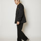 QUILTED SOUVENIR JACKET [BLACK]
