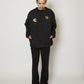 QUILTED SOUVENIR JACKET [BLACK]