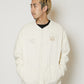 QUILTED SOUVENIR JACKET [WHITE]