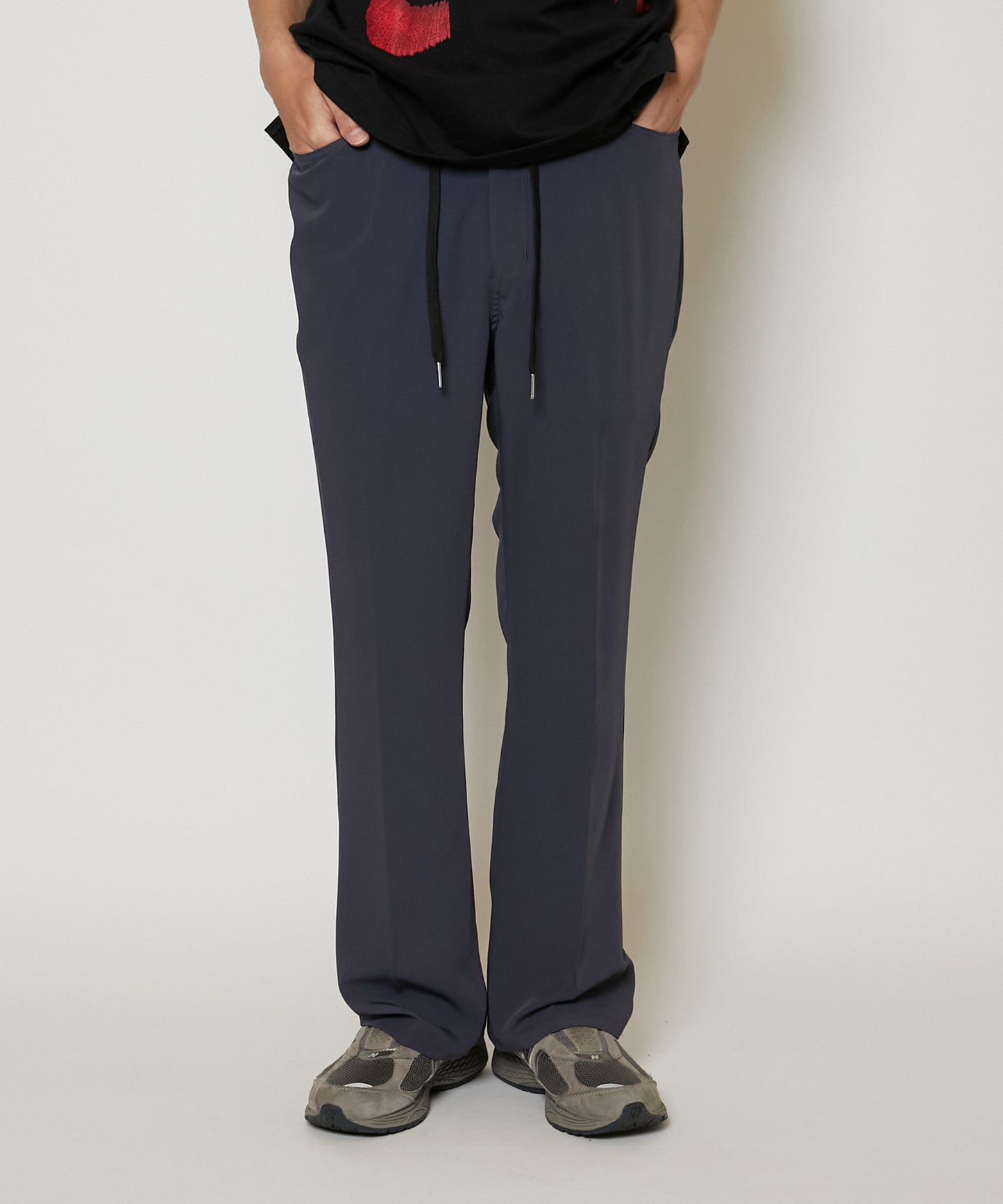 TOROMI SEMI FLARE PANTS [BLUE GRAY]