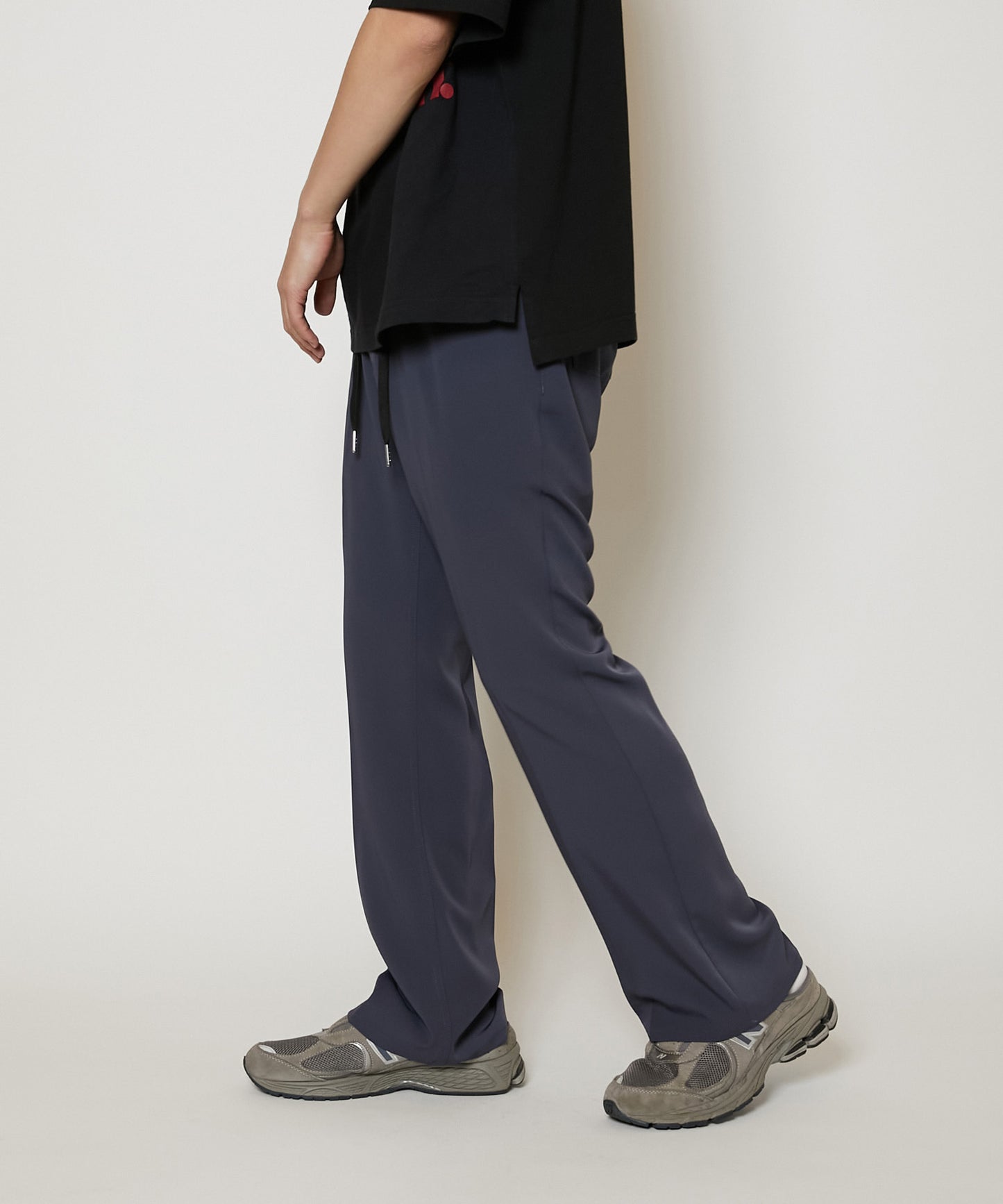 TOROMI SEMI FLARE PANTS [BLUE GRAY]