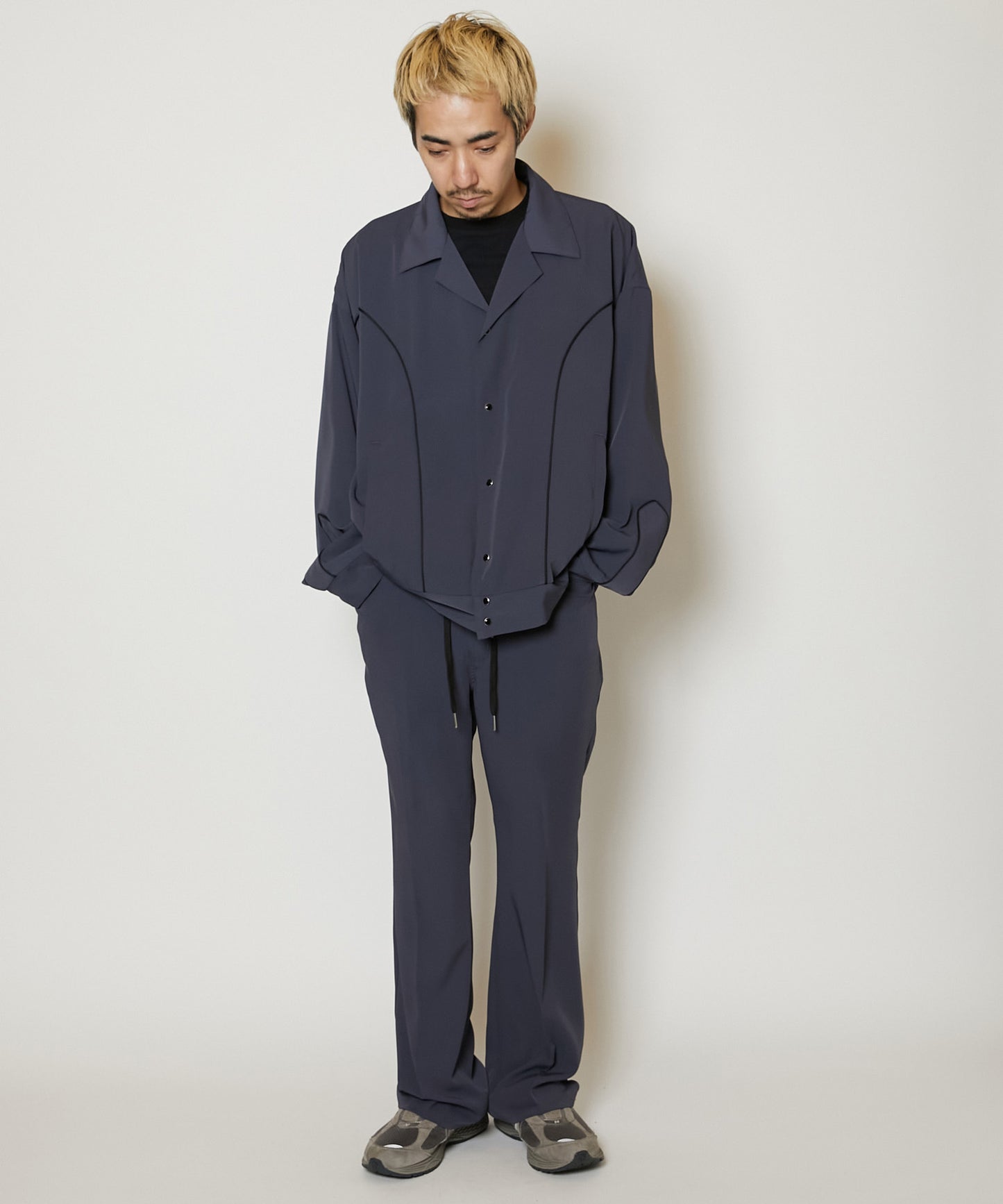 TOROMI WESTERN BIG BLOUSON [BLUE GRAY]