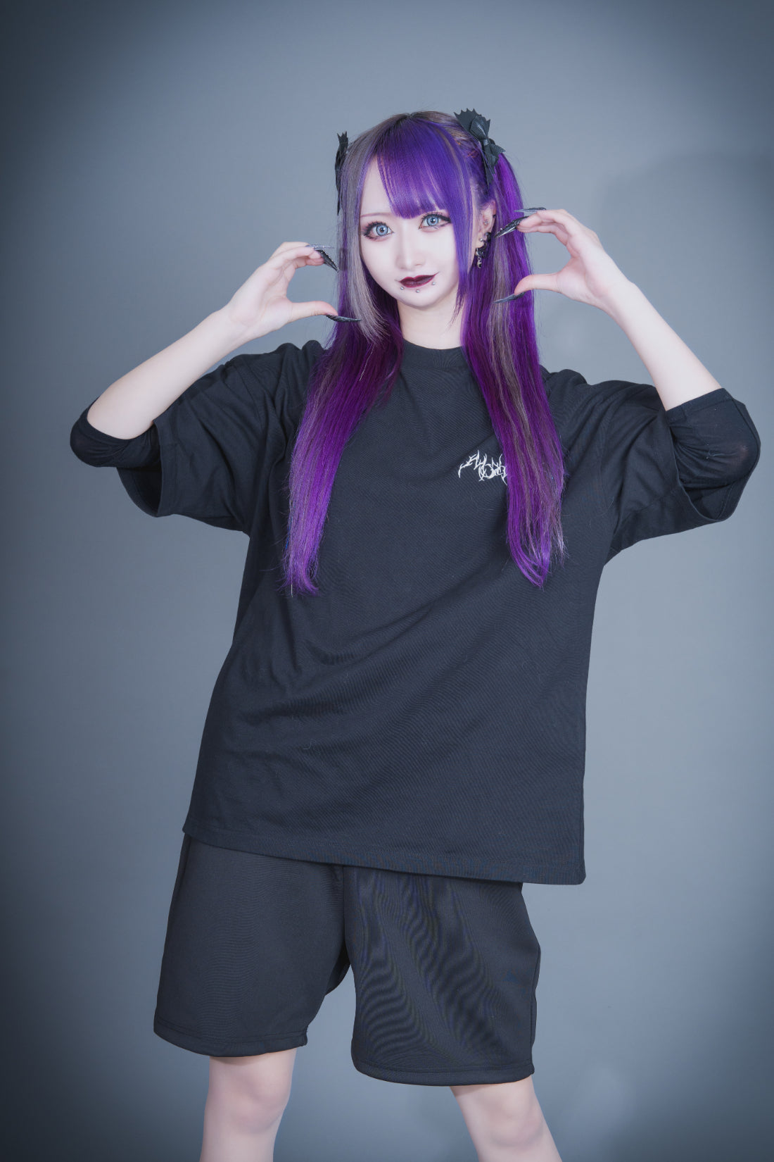 MONOCLONE × BROCKUM - Big Silhouette T-Shirt [BLACK]