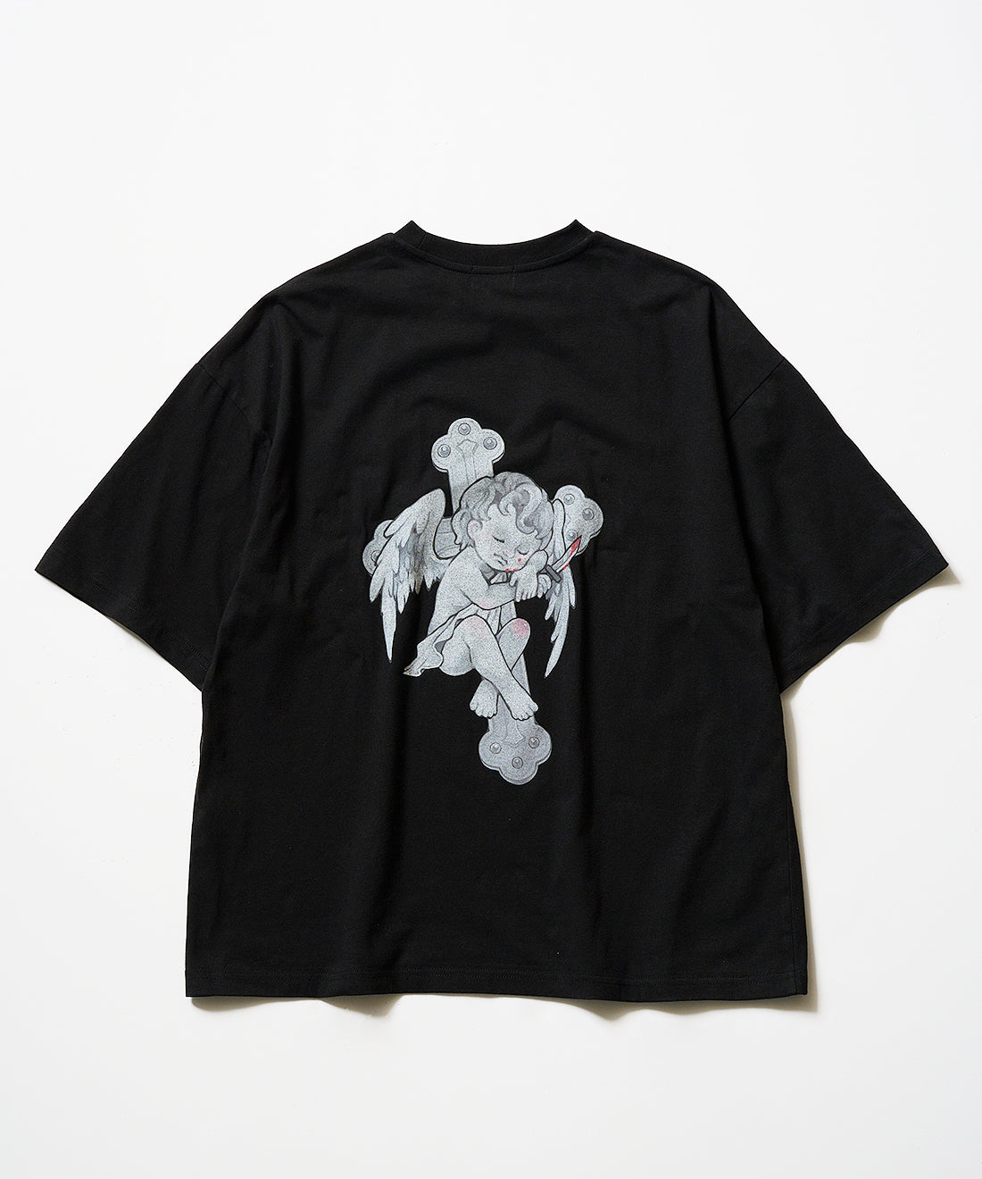 MONOCLONE × BROCKUM - Big Silhouette T-Shirt [BLACK]